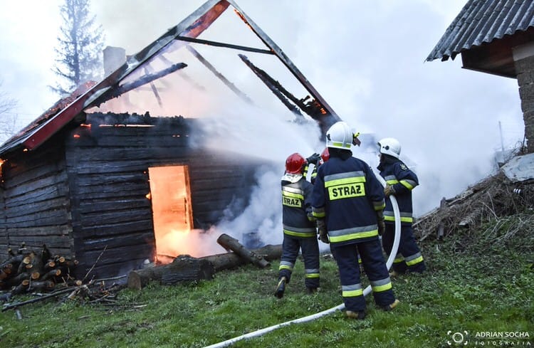 Pożar w Cergowej