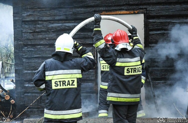 Pożar w Cergowej