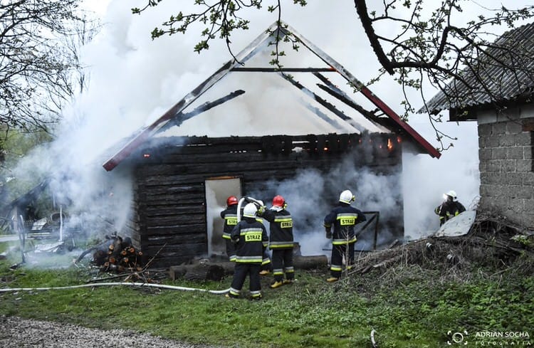 Pożar w Cergowej