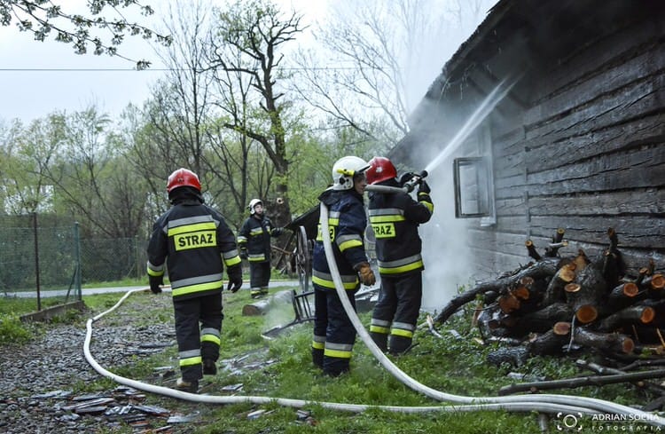 Pożar w Cergowej