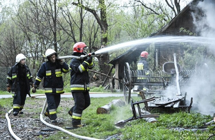 Pożar w Cergowej