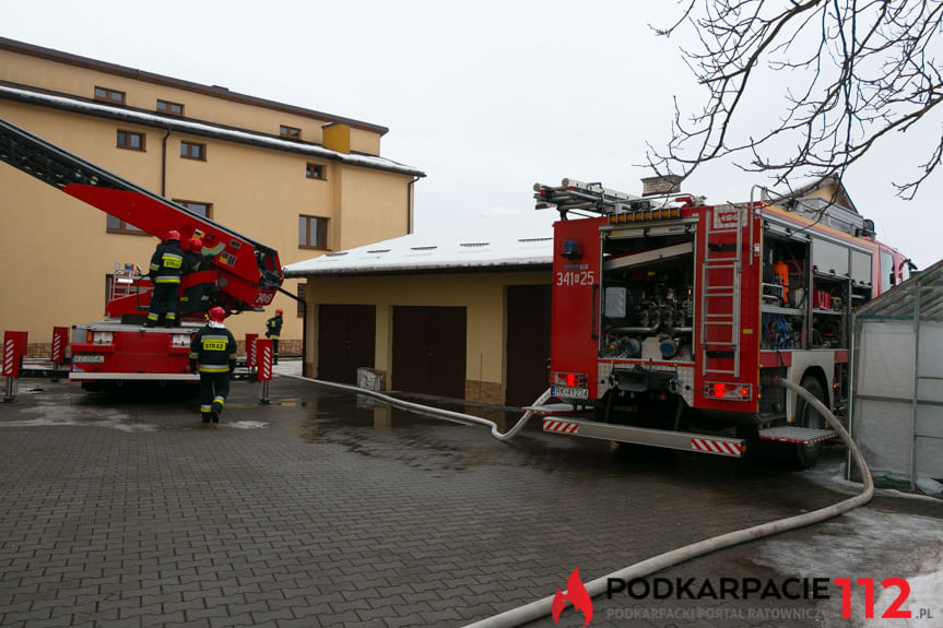 Pożar w Domu Księży Seniorów w Korczynie