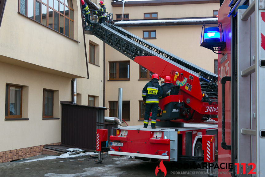 Pożar w Domu Księży Seniorów w Korczynie