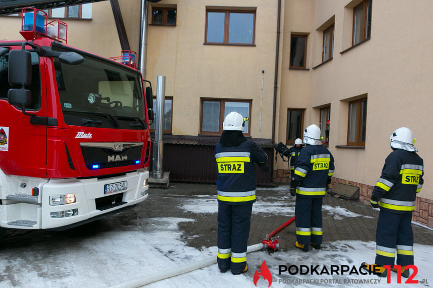 Pożar w Domu Księży Seniorów w Korczynie