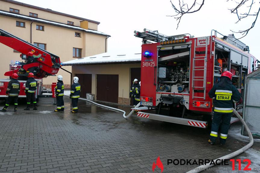 Pożar w Domu Księży Seniorów w Korczynie