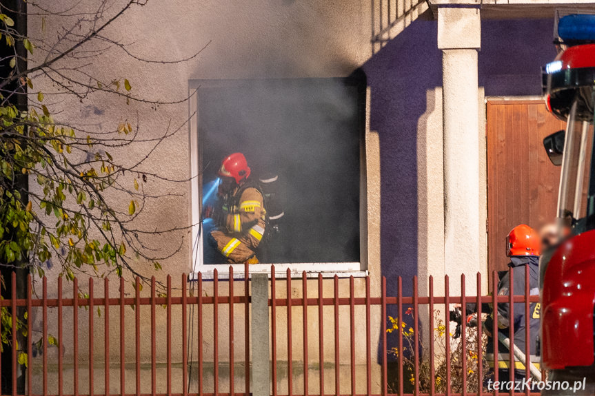 Pożar w kamienicy na Czajkowskiego