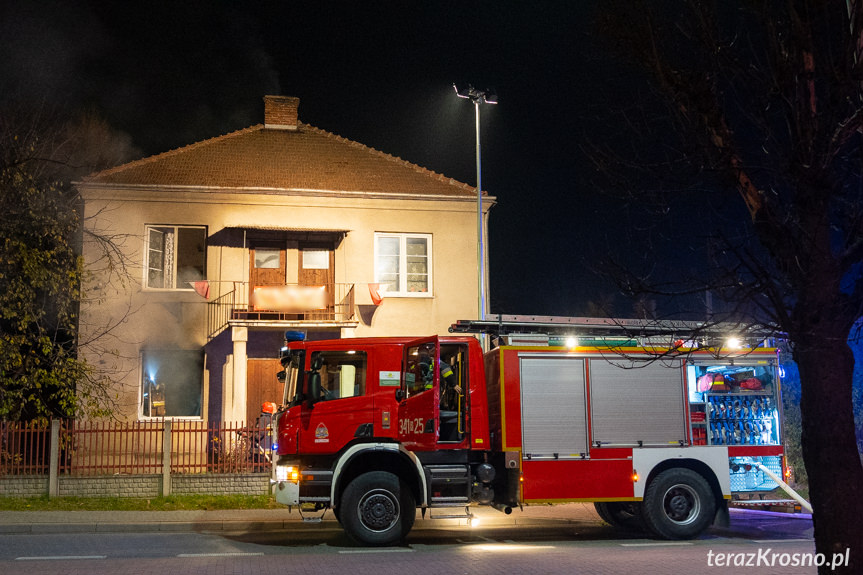 Pożar w kamienicy na Czajkowskiego