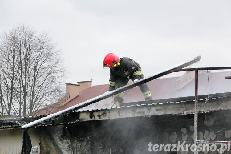 Pożar w Korczynie