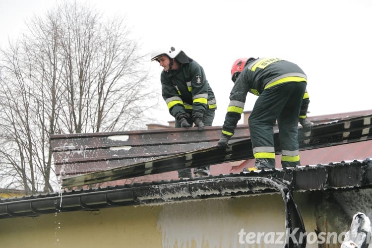 Pożar w Korczynie