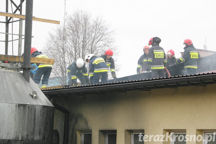 Pożar w Korczynie