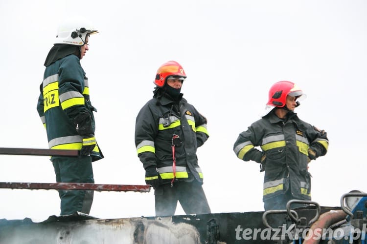 Pożar w Korczynie