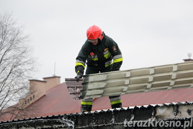 Pożar w Korczynie