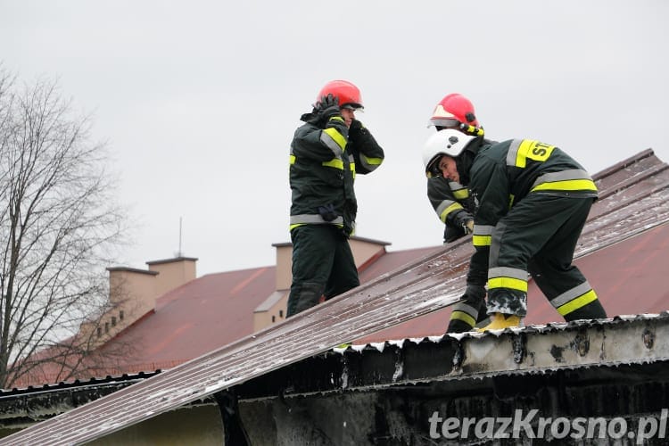 Pożar w Korczynie