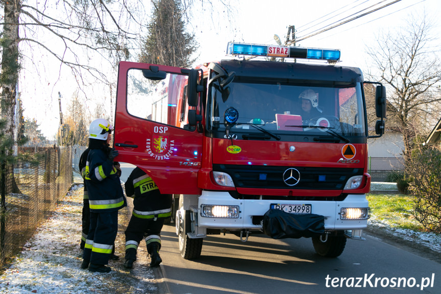 Pożar w kotłowni w Odrzykoniu