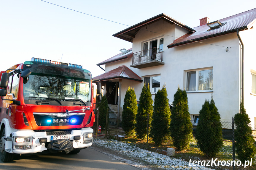 Pożar w kotłowni w Odrzykoniu