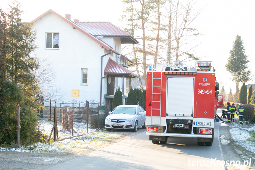 Pożar w kotłowni w Odrzykoniu