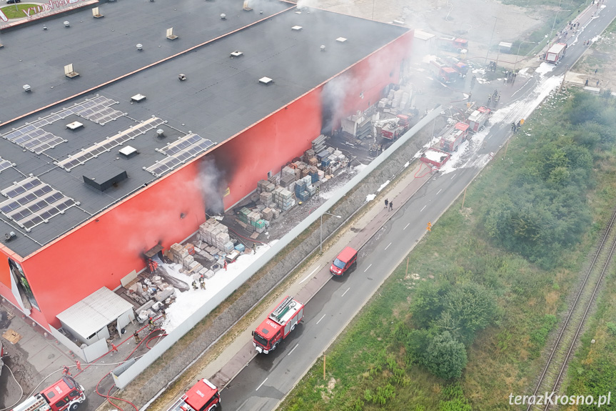 Pożar w Merkury Market - po opanowaniu pożaru