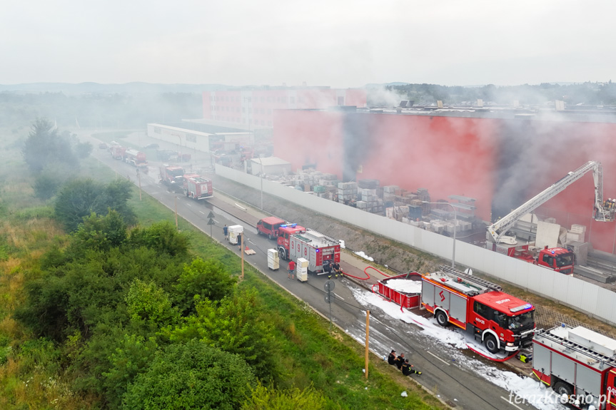 Pożar w Merkury Market - po opanowaniu pożaru