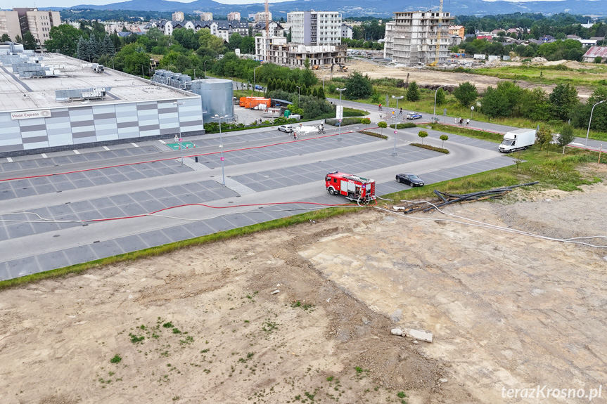 Pożar w Merkury Market - po opanowaniu pożaru