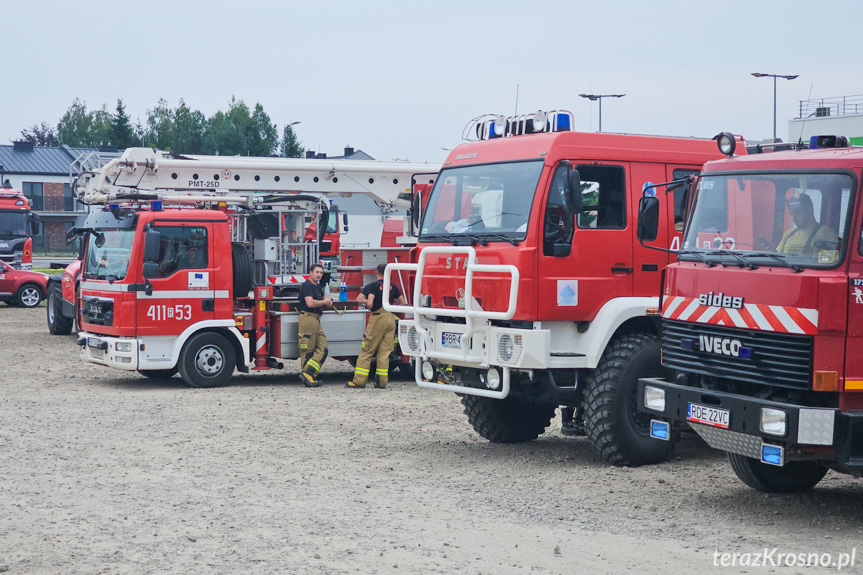 Pożar w Merkury Market - po opanowaniu pożaru