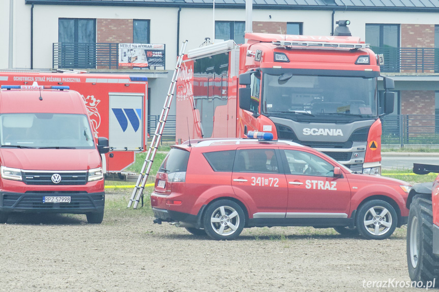 Pożar w Merkury Market - po opanowaniu pożaru