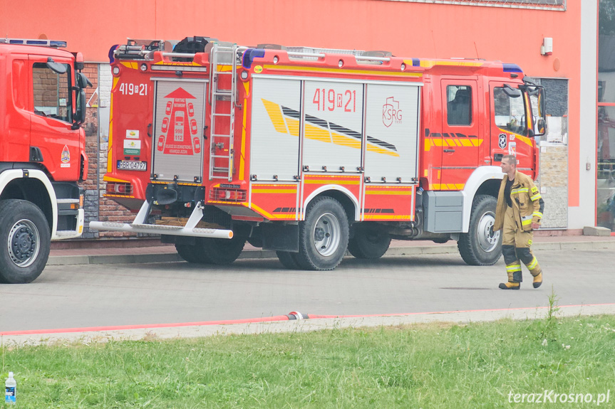 Pożar w Merkury Market - po opanowaniu pożaru