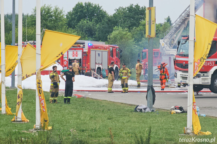 Pożar w Merkury Market - po opanowaniu pożaru