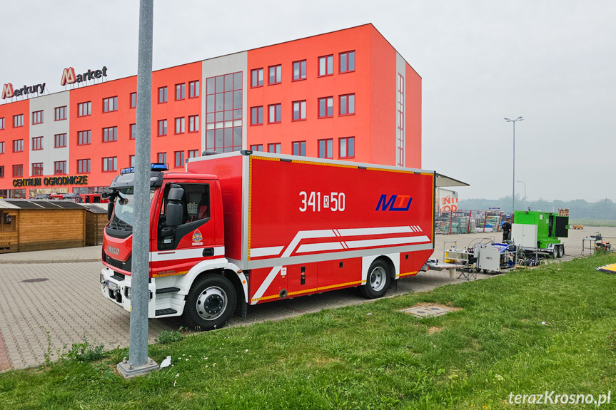 Pożar w Merkury Market - po opanowaniu pożaru