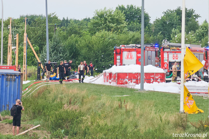 Pożar w Merkury Market - po opanowaniu pożaru