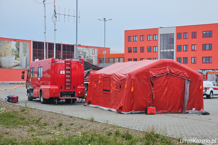 Pożar w Merkury Market - po opanowaniu pożaru