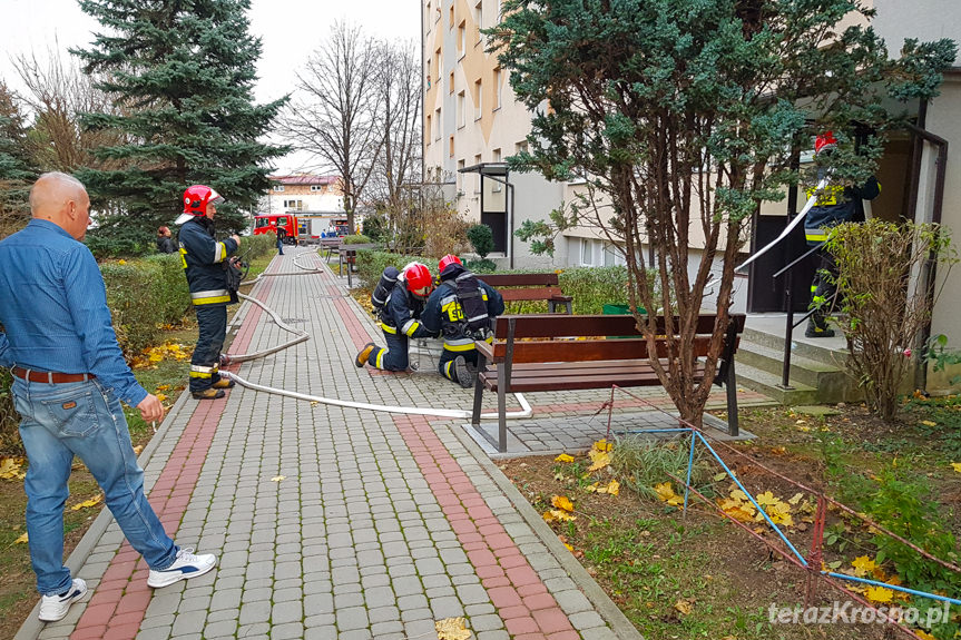 Pożar w mieszkaniu