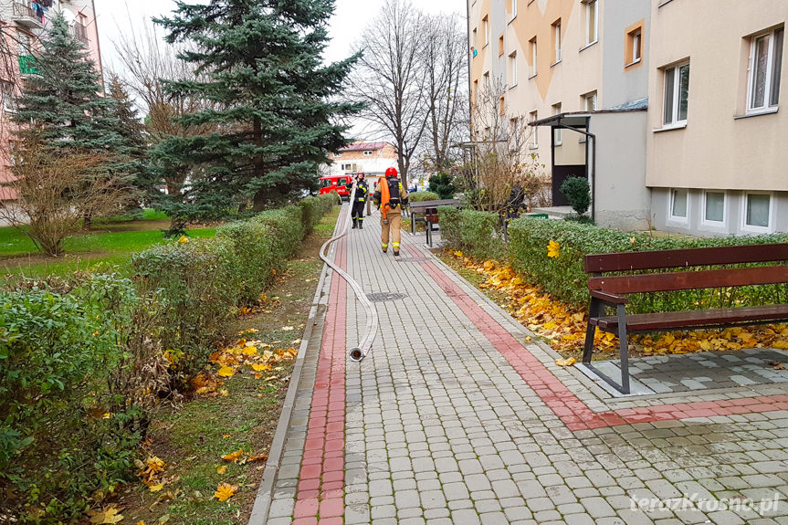 Pożar w mieszkaniu