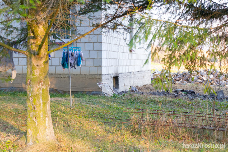 Pożar domu w Nienaszowie