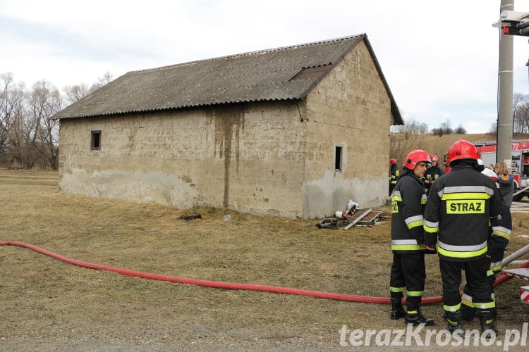 Pożar w Niżnej Łące