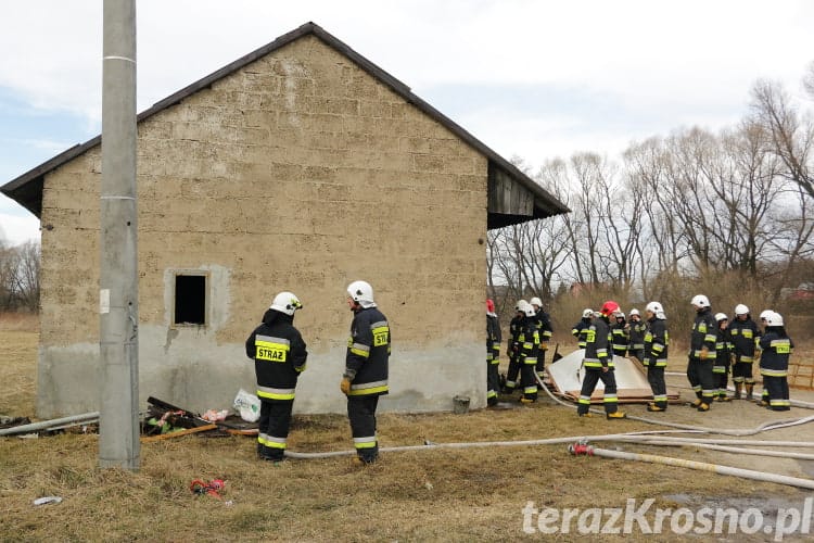 Pożar w Niżnej Łące