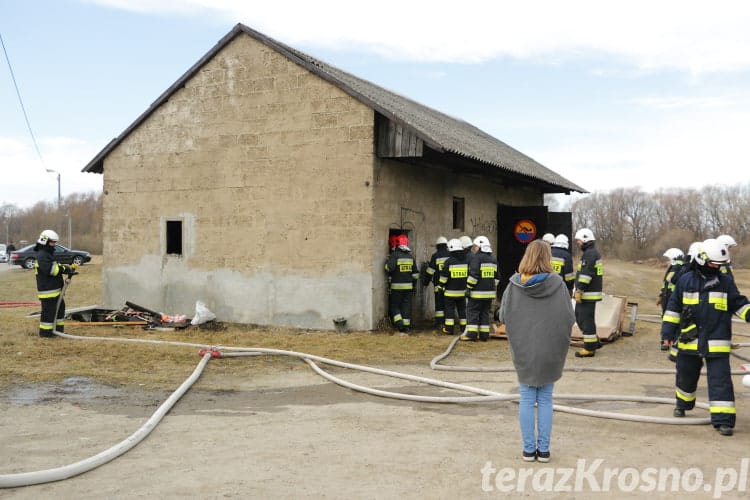 Pożar w Niżnej Łące