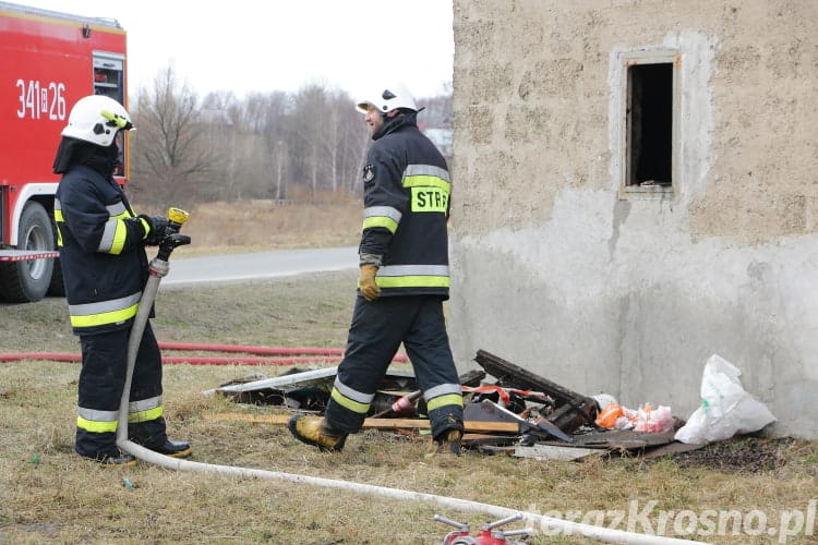 Pożar w Niżnej Łące