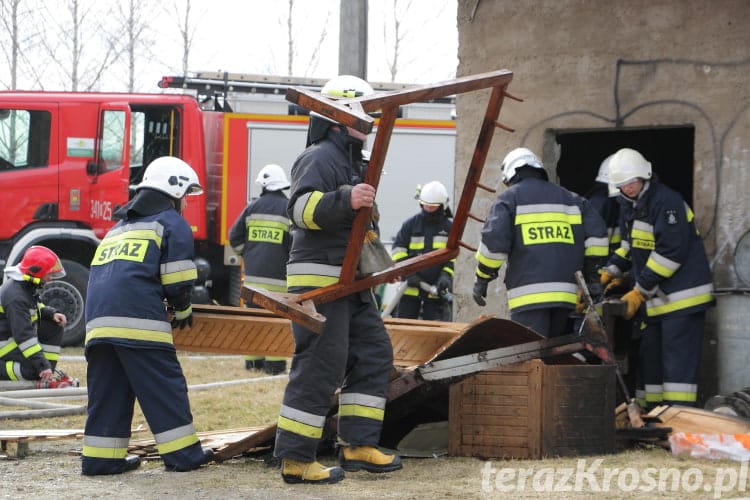 Pożar w Niżnej Łące