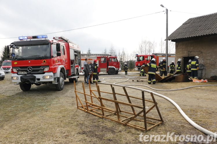 Pożar w Niżnej Łące