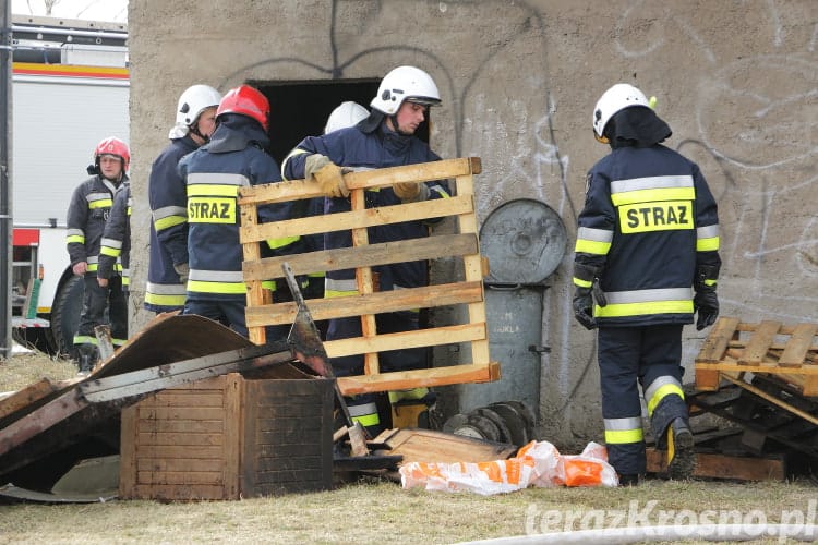 Pożar w Niżnej Łące