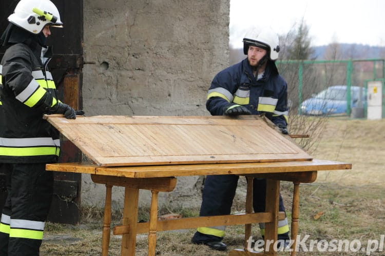 Pożar w Niżnej Łące