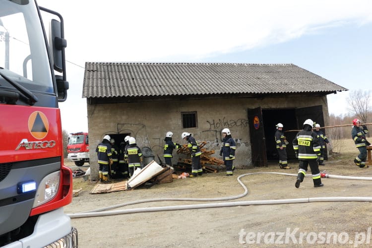 Pożar w Niżnej Łące