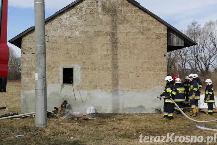 Pożar w Niżnej Łące