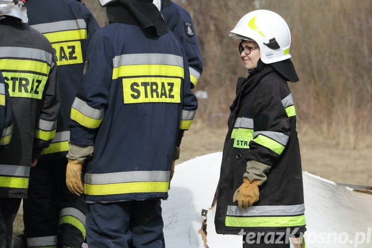 Pożar w Niżnej Łące