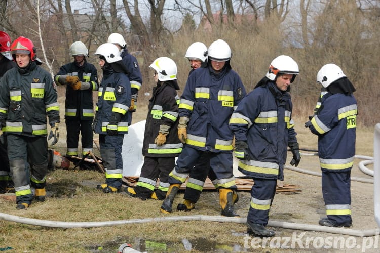 Pożar w Niżnej Łące