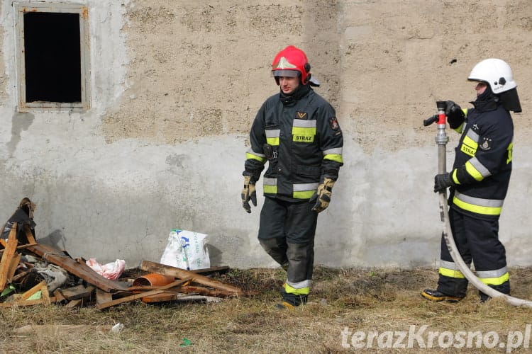 Pożar w Niżnej Łące