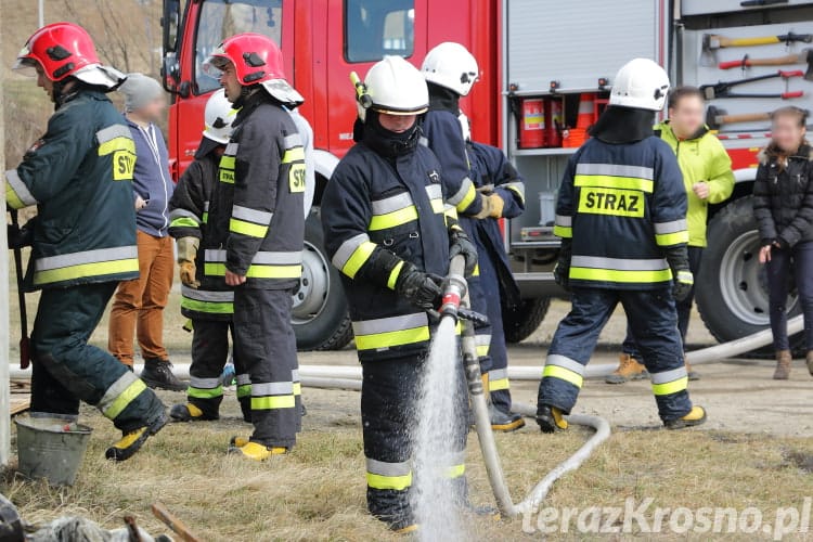 Pożar w Niżnej Łące