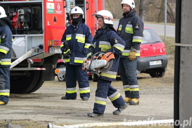 Pożar w Niżnej Łące