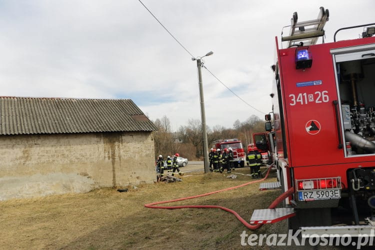 Pożar w Niżnej Łące