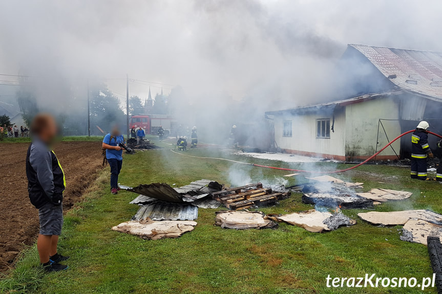 Pożar w Odrzykoniu